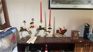 Large Christmas Decorative Candle Holder