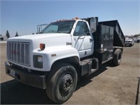 1991 GMC C6500 Topkick Flatbed Dump Truck