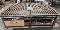 Welding Fixture Table on wheels (100"x64")