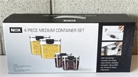 NOX - 4 Piece Medium Container Set