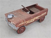 Vintage Pontiac Fire Chief Pedal Car