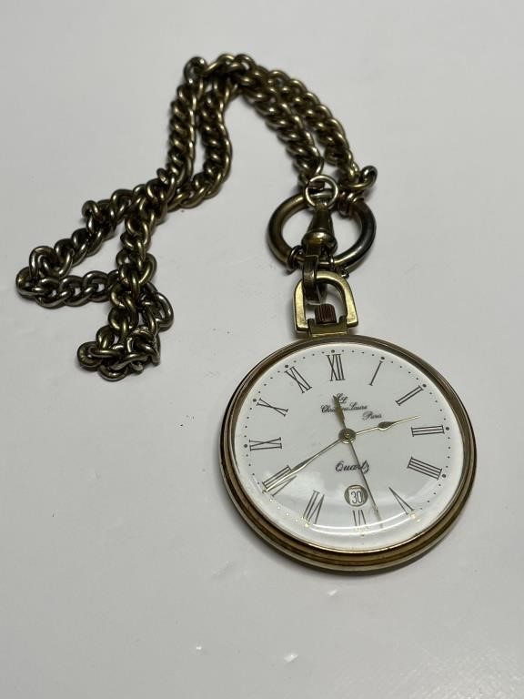 CL Christine Laure Pocket Watch, Paris, Quartz