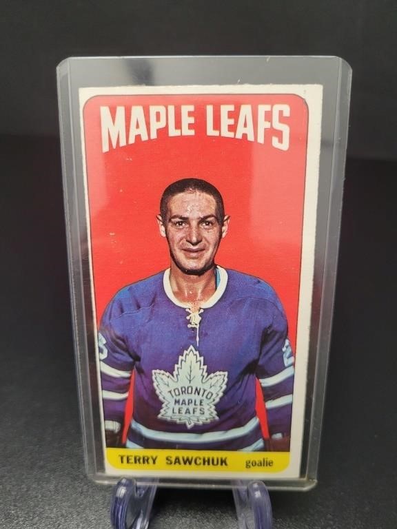 1964-65 Topps, Terry Sawchuk ( Tall Boy) card