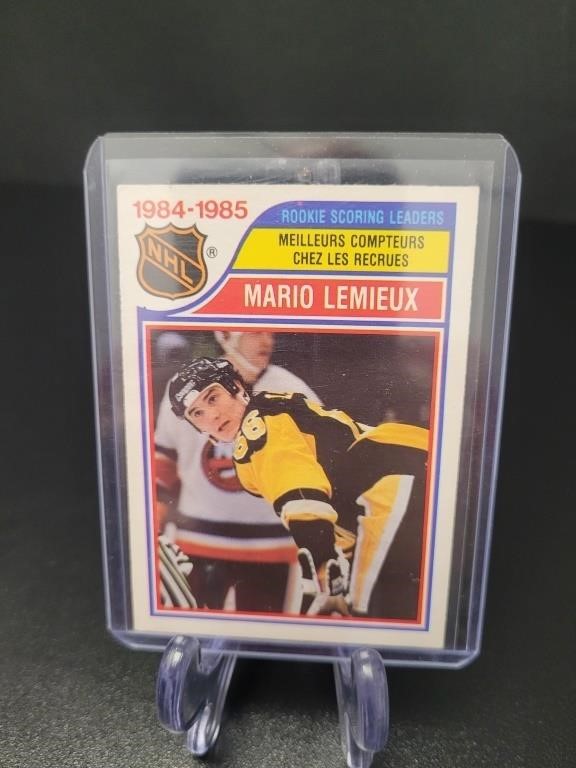 1984-85 O Pee Chee, Mario Lemieux Rookie Scoring