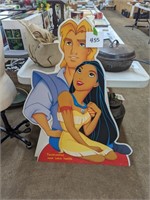 Pocahontas and John Smith Display - 40"