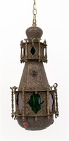 Moroccan Style Pierced Brass Lantern