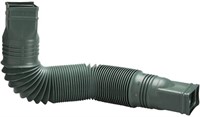 Flex-A-Spout 55" Downspout Extension, Green