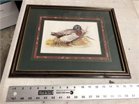 SIGNED DUCK PRINT