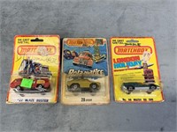 3 Matchbox Toys in Original Packageing