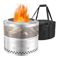 Smokeless Fire Pit,Stainless Steel Wood Burning
