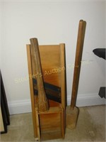 Wood Slaw Cutter, 2 wood mallets