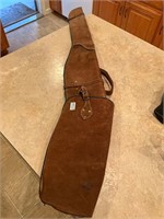Soft leather gun case/ protector