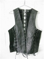 NWT Kookie Leather Vest Size XXL