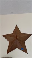 Metal wall hanging star - approx 42"