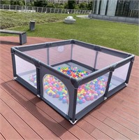 PORTABLE AND FOLDABLE BABY PLAYPEN - DAMAGED