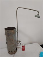 Old Cel Copper Water Heater and shower
