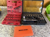 Ace 3/8 Socket Set with Case, red Case with Drill