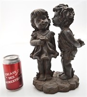 Statuette 2 enfants