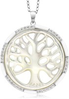 Beautiful .48ct Topaz Tree Of Life Necklace