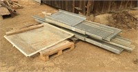 (2) Pallets of Assorted Size Steel Screens