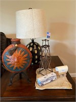 Table lamp and decor