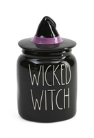 8" Rae Dunn Wicked Witch Canister w/ Topper