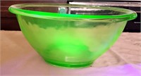 Vintage Anchor Hocking Uranium Glass Mixing Bowl