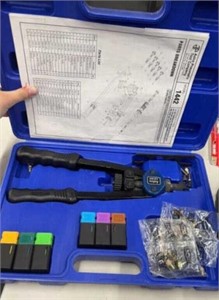 Hand nut riveting tool kit