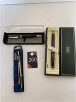 Cross Pen, Ecobra Protractor & Misc Pen