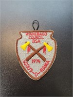 Vintage 1974 scout-a-rama patch