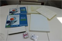 water colour sheets & art items