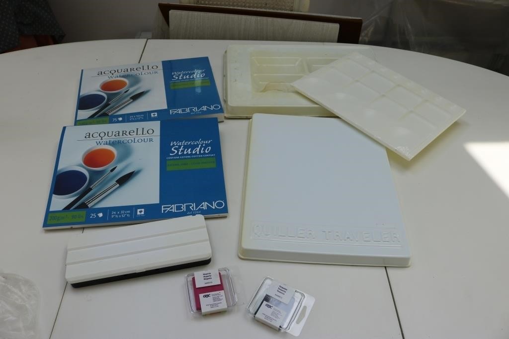 water colour sheets & art items