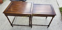 Asain Style Bamboo Nesting vintage tables 2