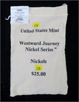 U.S. Mint sealed $25.00 bag of 2006-D