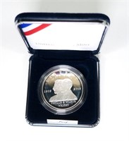 2- 2010-W American Eagle silver Proof coins