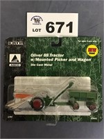 ERTL 1/64 - Oliver 88 Tractor with Mounted