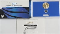 2018 INNOVATION PROOF DOLLAR W BOX PAPERS