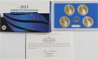 2021 INNOVATION PROOF DOLLAR W BOX PAPERS