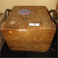 Wooden Storage Box, 15'' X 15'' X 13''