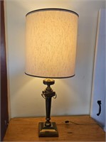 Brass lamp 35"t