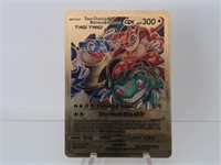 Pokemon Card Rare Gold Toon Charizard GX