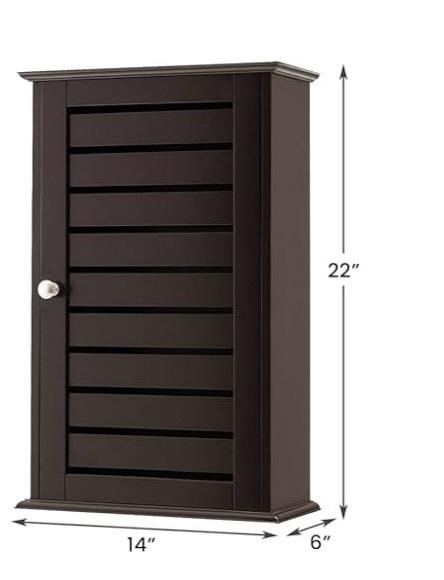 Msrp $120 Mounted Bathroom Cabinet