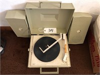 RCA Record Player, Speaker Set