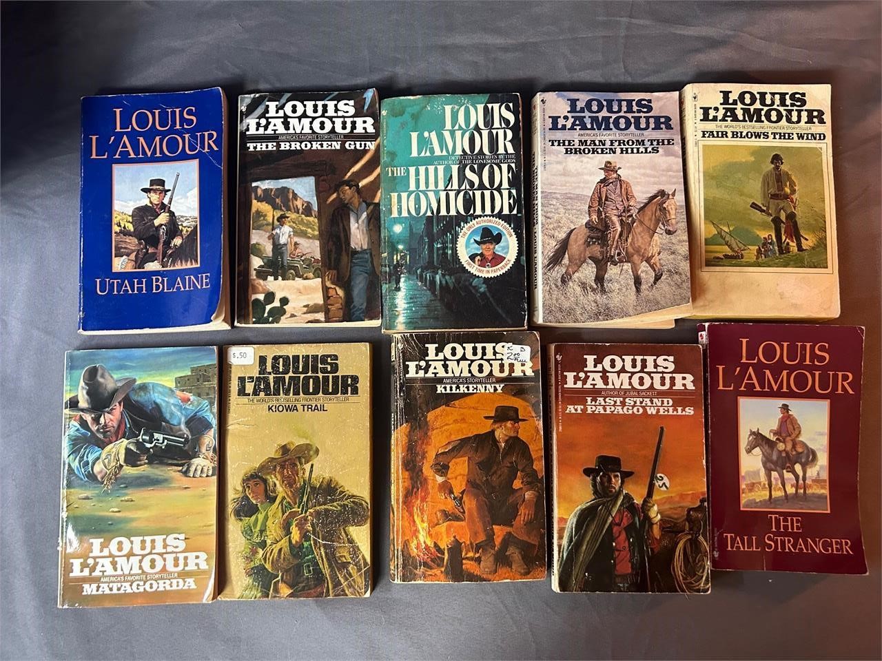 Louie La More Book Lot of 10 Paperback books