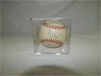 Vintage Wilson Three i League Signed Baseball