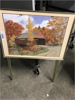 COCA-COLA BARN TV TRAY, 15 X 20.5"