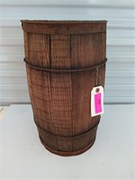 18-in wooden nail keg
