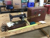 Vintage Sew-gem elec. sewing machine in travel