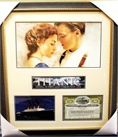 Framed Titanic collage