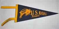Vintage U S Naval Academy Souvenir Felt Pennant